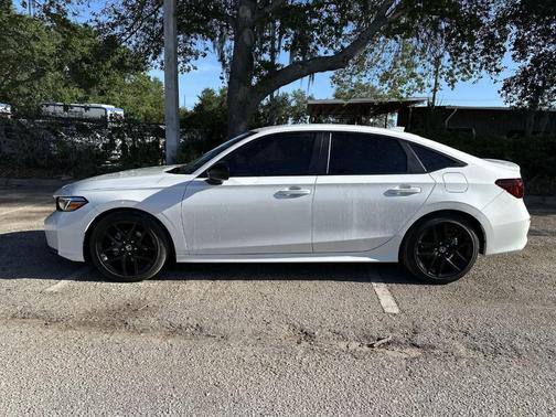 Platinum White Pearl 2026 Honda Civic Sport