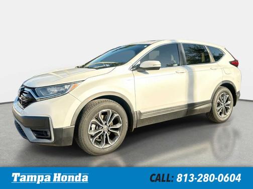 Platinum White Pearl 2021 Honda CR-V EX