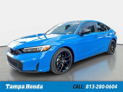 Boost Blue Pearl 2026 Honda Civic Sport