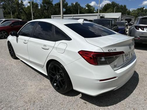 Platinum White Pearl 2024 Honda Civic Sport