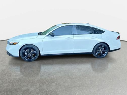 Platinum White Pearl 2026 Honda Accord Hybrid Sport-L