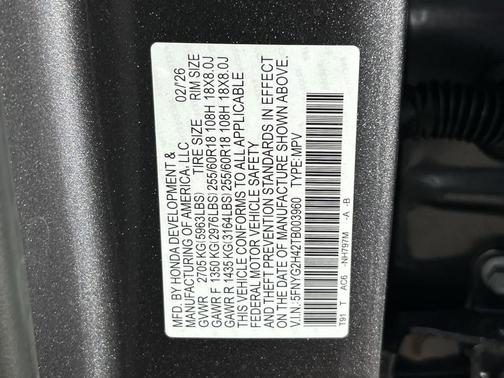 2026 Honda Pilot EX-L