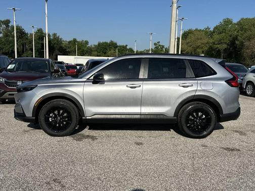 Solar Silver Metallic 2026 Honda CR-V Hybrid Sport-L
