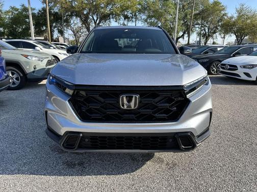 Solar Silver Metallic 2026 Honda CR-V Hybrid Sport-L