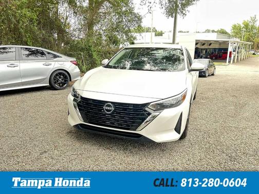 Aspen White 2024 Nissan Sentra SV