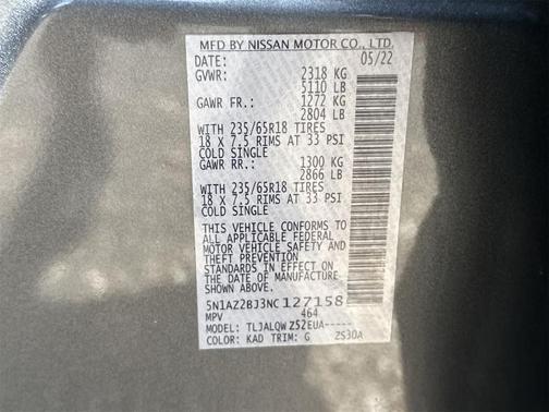 2022 Nissan Murano SV