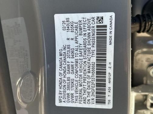 2026 Honda Civic Sport