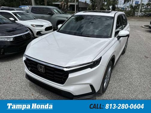 Platinum White Pearl 2026 Honda CR-V EX