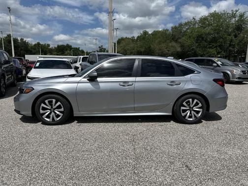 Solar Silver Metallic 2026 Honda Civic LX