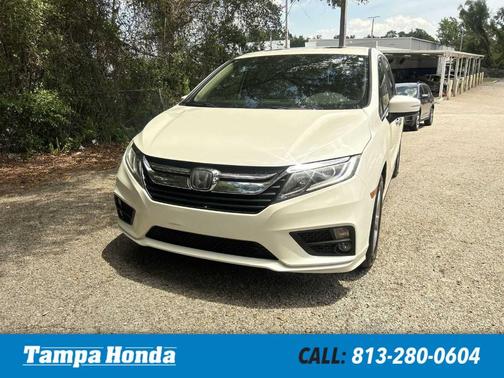 White Diamond Pearl 2019 Honda Odyssey EX-L w/Navigation/RES
