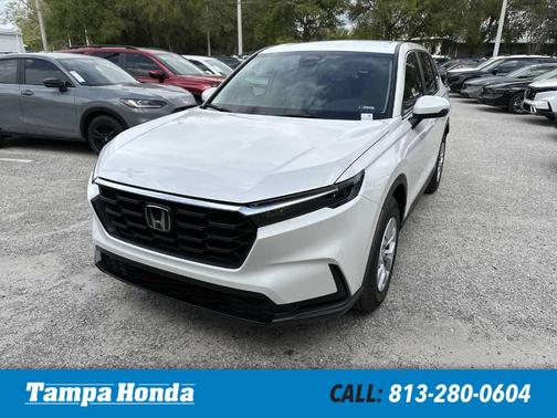 Platinum White Pearl 2026 Honda CR-V LX