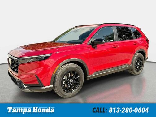 Radiant Red Metallic 2026 Honda CR-V Hybrid Sport