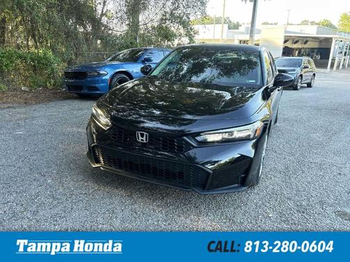Crystal Black Pearl 2026 Honda Civic LX