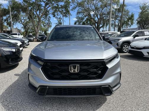 Lunar Silver Metallic 2024 Honda CR-V Hybrid Sport