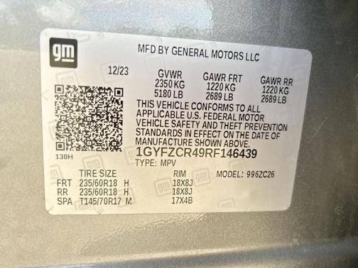 Silver Metallic 2024 Cadillac XT4 Premium Luxury