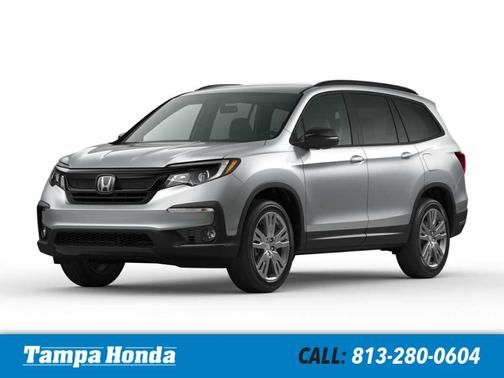 Platinum White Pearl 2022 Honda Pilot Sport