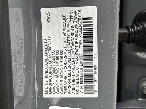 2026 Honda Civic Sport