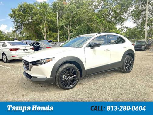 Snowflake White Pearl Mica 2025 Mazda CX-30 2.5 Turbo Premium Plus Package