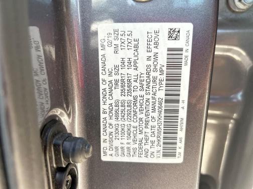 Modern Steel Metallic 2019 Honda CR-V LX