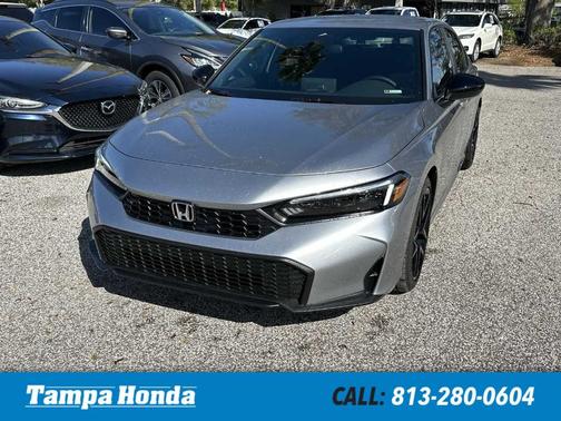 Solar Silver Metallic 2026 Honda Civic Sport