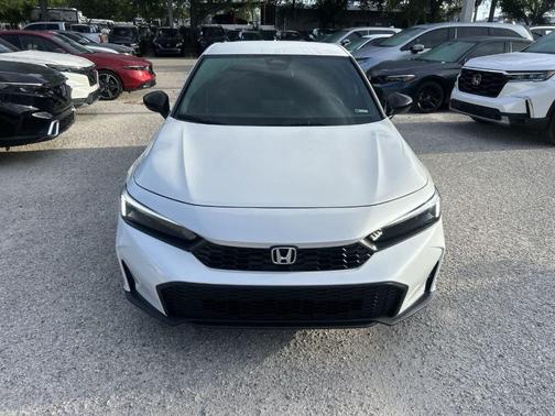 Platinum White Pearl 2026 Honda Civic Sport