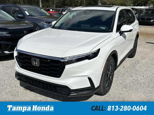 Platinum White Pearl 2026 Honda CR-V EX-L