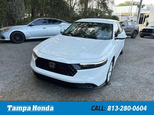 Platinum White Pearl 2026 Honda Accord LX