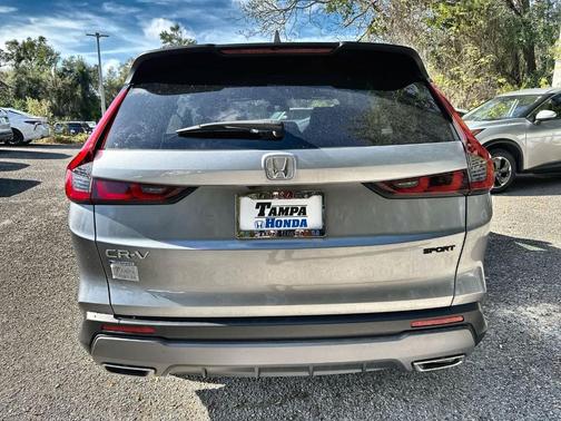 Solar Silver Metallic 2025 Honda CR-V Hybrid Sport