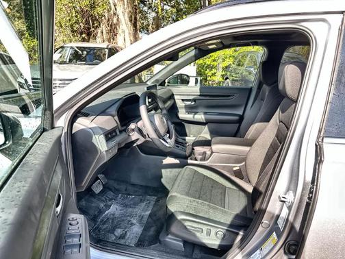 Solar Silver Metallic 2025 Honda CR-V Hybrid Sport