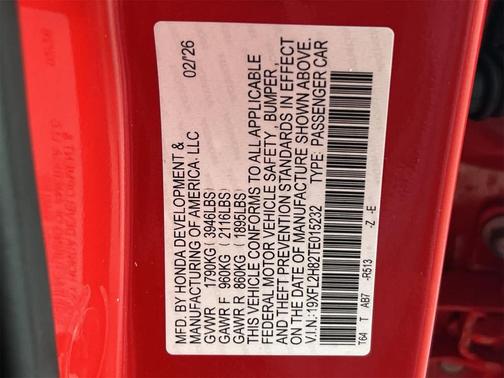 2026 Honda Civic Sport