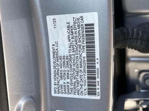 2024 Honda Accord LX