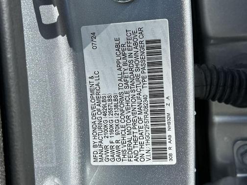 2024 Honda Accord Hybrid Sport