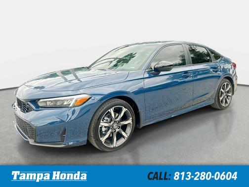 Blue Lagoon 2026 Honda Civic Hybrid Sport Touring