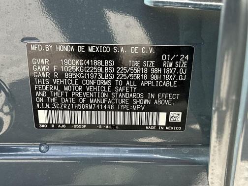 2024 Honda HR-V Sport