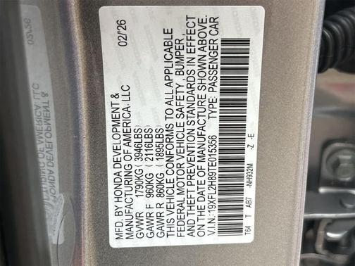 2026 Honda Civic Sport