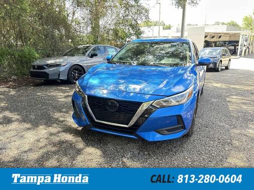 Electric Blue Metallic 2022 Nissan Sentra SV