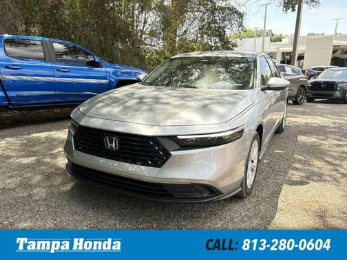 Solar Silver Metallic 2026 Honda Accord LX