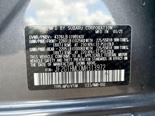 2021 Subaru Crosstrek Limited