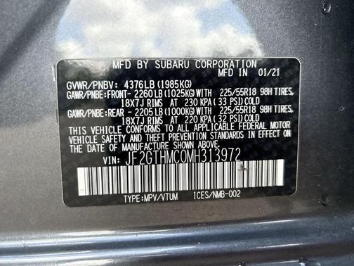 2021 Subaru Crosstrek Limited