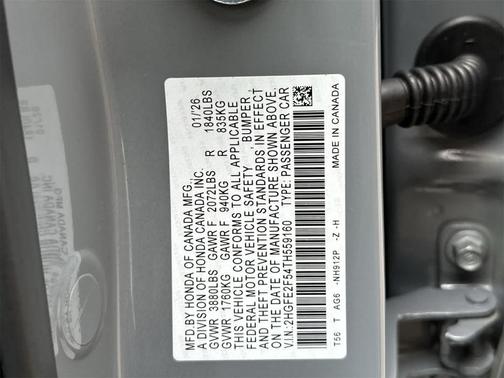 2026 Honda Civic Sport