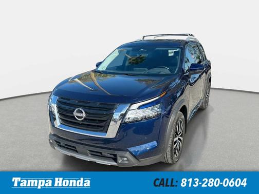 Deep Ocean Blue 2023 Nissan Pathfinder Platinum