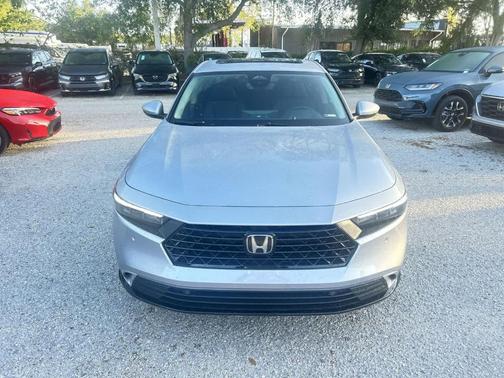 Solar Silver Metallic 2026 Honda Accord Hybrid Touring