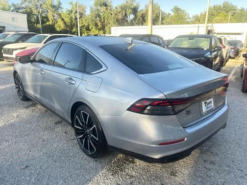 Solar Silver Metallic 2026 Honda Accord Hybrid Touring