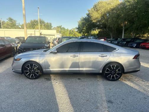 Solar Silver Metallic 2026 Honda Accord Hybrid Touring