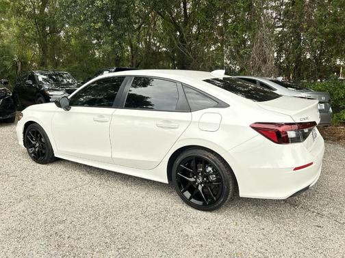 Platinum White Pearl 2025 Honda Civic Hybrid
