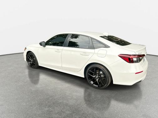 Platinum White Pearl 2025 Honda Civic Hybrid