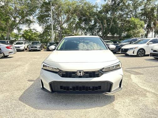 Platinum White Pearl 2026 Honda Civic LX