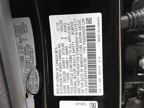 2026 Honda Civic Sport