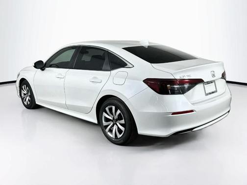 Platinum White Pearl 2026 Honda Civic LX