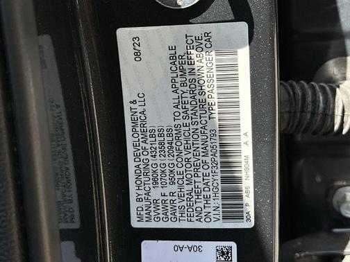 2023 Honda Accord EX